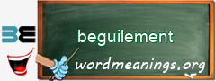 WordMeaning blackboard for beguilement